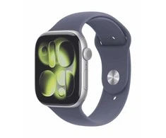 Išmanusis laikrodis Išmausis laikrodis Apple Watch Series 11 (2025) GPS 46mm Sidabrinis Aliuminio Case with Sport Band M/L - Violetinė Fog