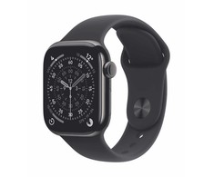 Išmanusis laikrodis Apple Watch S11 Titan Schiefer Cellular 42mm (Sportinis dirželis juodas) S/M