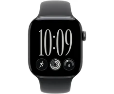 Išmanusis laikrodis Apple Watch Series 12 GPS 42mm Juodas Aliuminio Gehäuse mit Juodas Sport Band - S/M