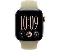 Išmanusis laikrodis Apple Watch Series 12 GPS 42mm Dark Bronze Aliuminio Gehäuse mit Olive Sport Band - S/M