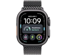 Išmanusis laikrodis Apple Watch Ultra 4 GPS + Cellular 49mm Juodas Titanium Gehäuse mit Juodas Titanium Milanese Loop - M