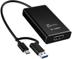 J5Createj5 J5create – 4K HDMI įrašymo adapteris