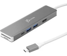 J5J5Create J5create – 4k60 Elite USB-C 10gbps daugiafunkcis adapteris