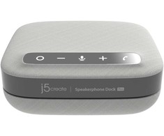„J5create“ – dvigubas USB-C 4K garsiakalbio ir telefono prijungimo stotelė „Pro“