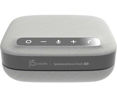„J5create“ – dvigubas USB-C 4K garsiakalbio ir telefono prijungimo stotelė „Pro“