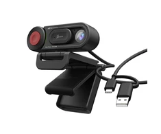 Triton HD internetinė kamera su automatiniu rankiniu fokusavimo jungikliu Juodas