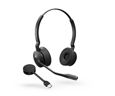„Jabra Engage 55“ ausinės, stereofoninė, belaidė, USB-C, EMEA / APAC, su bazine stotimi, DECT [UC sertifikatas]