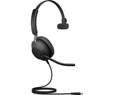 Ausinės JABRA EVOLVE2 40 SE USB-C UC - MONO