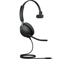 Ausinės Jabra Evolve2 40 SE USB-C MS Mono Evolve2 40 USB-C Mono MS minkštas maišelis