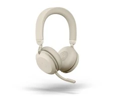 Ausinės Jabra Evolve2 75 MS Stereo USB-A smėlio spalvos