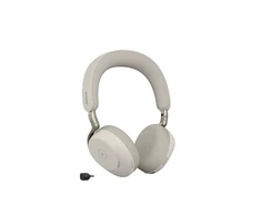 Jabra Evolve3 75 MS Bluetooth Stereo Ausinės, Belaidės Aktive Triukšmo slopinimas, 6 Mikrofone, MS Teams zertifiziert, Inkl. USB-C Bluetooth Adapteris