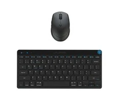 JLab Go GO Wireless Bluetooth Klaviatūra ir pelė-Set DE-išdėstymas, Mehrere Verbindungsoptionen, Multifunktionaler Medienregler