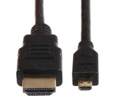 Joy-iT Micro HDMI auf HDMI Kabelis für 4K 60Hz (3 m)