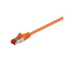 Goobay Patchcord, CAT6, S/FTP, 1m, oranžinė (95476)