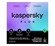 Kaspersky Plus Internet Security [5 Geräte - 1 Jahr]