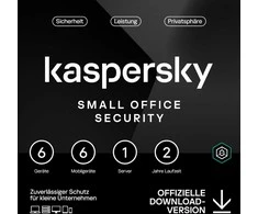 Kaspersky Small Office Security [6 Geräte - 2 Jahre] 6 Geräte + 6 Mobilgeräte + 1 Dateiserver - 2 Jahre