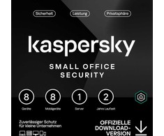Kaspersky Small Office Security [8 Geräte - 2 Jahre] Base 8 Geräte + 8 Mobilgeräte + 1 Dateiserver - 2 Jahre