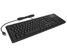 Klaviatūra Keysonic KeySonic TAS KSK-8041U-CRT išmanusis kortelių skaitytuvas, juoda