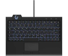 Klaviatūra KeySonic KSK-3210ELU (DE) Super-Mini Touchpad juodas