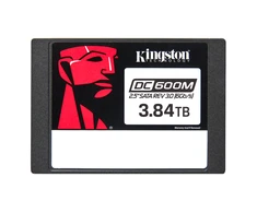 KINGSTON 3,84 TB DC600M 2,5 colio SATA3 mišraus naudojimo duomenų centro SSD, skirtas įmonių serveriams ir NAS (palaikomas „VMWare“)