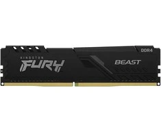 RAM Kingstonas | Fury Beast | 4 GB | DDR4 | 2666 MHz | PC/serveris | Registracijos Nr. | ECC Nr