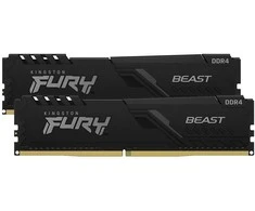 RAM Modulis - Kingston Fury DDR4 64GB 3200MHz CL16 Juodas