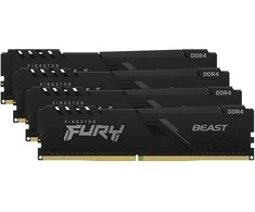 RAM Kingston KF436C18BBK4/64 64GB 3600MHz DDR4 CL18 DIMM (Kit of 4) FURY Beast Juodas | Kingstonas