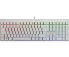 CHERRY MX 2.0S, Gaming-klaviatūra - baltas, DE-išdėstymas, Cherry MX Brown