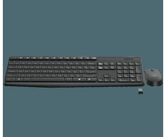 Logitech MK235 klaviatūra Radijo dažnio belaidė QWERTZ Vokiečių Pilka