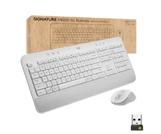 Klaviatūra Logitech Klaviatūros ir pelės rinkinys Signature MK650 Combo For Business - Baltas