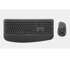 Klaviatūra Logitech Signature Comfort Plus MK880 Grafit Maus-Tastaturkombination, belaidė, Bluetooth, Anpassbar via Logi Options+