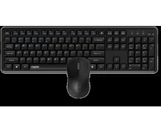 Klaviatūra Rapoo 8150M Silent Kabelloses Multimodus-Desktop-Set Juodas