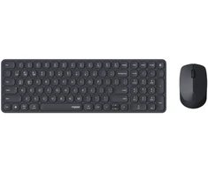 Klaviatūra Rapoo Kabelloses ultraflaches Multi-Mode-Deskset "9310M" juodas, QWERTZ DE, 2,4 GHz, Bluetooth 4.0, Bluetooth 5.0, Nano-USB-Empfänger &amp; Aufbewahrungs