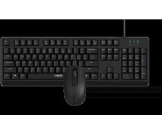 Klaviatūra Rapoo NX1500 Desktop-Set, su laidu Juodas