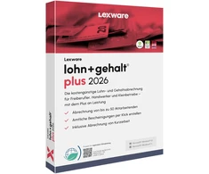 GMBH &amp; CO Lexware Lohn+Gehalt Plus 2026 - 1 Device, ABO - ESD-Download