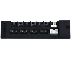 Lian Li EDGE HUB, 4x USB, 6x PWM – juodas