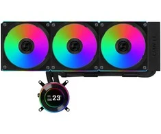 Lian Li HYDROSHIFT II LCD-C 360CL ARGB All-in-One Liquid Cooler – juodos spalvos