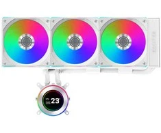 Lian Li HYDROSHIFT II LCD-C 360CL ARGB All-in-One Liquid Cooler – baltos spalvos
