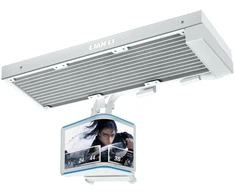 Lian Li HydroShift II OLED Curved 360 Fanless AiO Vanduo Cooling, 360 mm, OLED Ekranas – Baltas