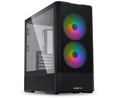 Lian Li LANCOOL 207 PC kompiuterio korpusas, Midi-Tower, ATX, Tempered Glass – juodos spalvos