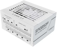 Lian Li SP serijos Platinum 80 PLUS Platinum maitinimo šaltinis, SFX, pilnai modulinis, PCIe 5.1, ATX 3.1 &amp; 850 vatų, baltas