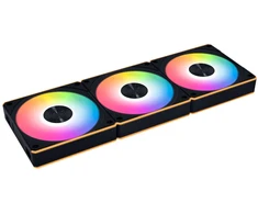 Lian Li UNI FAN CL FLEX Wireless PWM-Lüfter, ARGB - 120mm, juodas, 3er-Pack