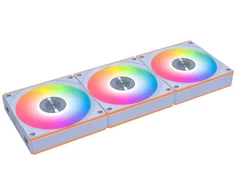 Wentylator Lian Li UNI FAN CL FLEX Wireless wentylator PWM, ARGB - Reverse Blade, 120mm, balta, komplektas 3 vnt su kontrolerem (G9F.12RCL1F3W.00)