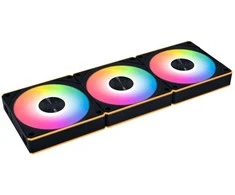 Lian Li UNI FAN CL Wireless Reverse korpuso ventiliatorius, 3er-Pack – 120mm, juodos spalvos