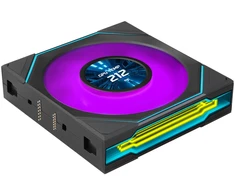 Lian Li UNI FAN SL-INF LCD FLEX belaidis ventiliatorius, ARGB ir LCD · atvirkštinės mentės, 120 mm, juodas