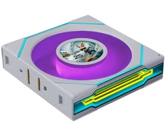 Lian Li UNI FAN SL-INF LCD FLEX belaidis ventiliatorius, ARGB ir LCD Ø 120 mm, baltas