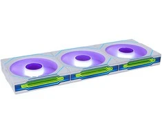 Lian Li UNI FAN SL-INF Wireless korpuso ventiliatorius, ARGB, PWM – 3er-Pack, su valdikliu 120mm, baltos spalvos