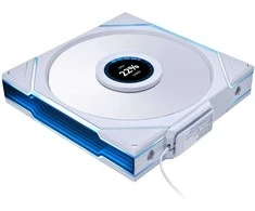 Lian Li UNI FAN TL LCD Wireless korpuso ventiliatorius, ARGB, PWM – 140mm, baltos spalvos