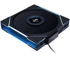 Lian Li UNI FAN TL LCD Wireless korpuso ventiliatorius, ARGB, PWM – 140mm, juodos spalvos