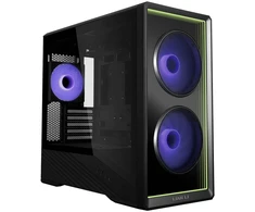 Lian Li Vector V150 PC Case, Mini Tower, mATX, Tempered Glass, Infinity Mirror – Juodas